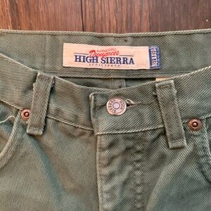 High Sierra Green Jeans